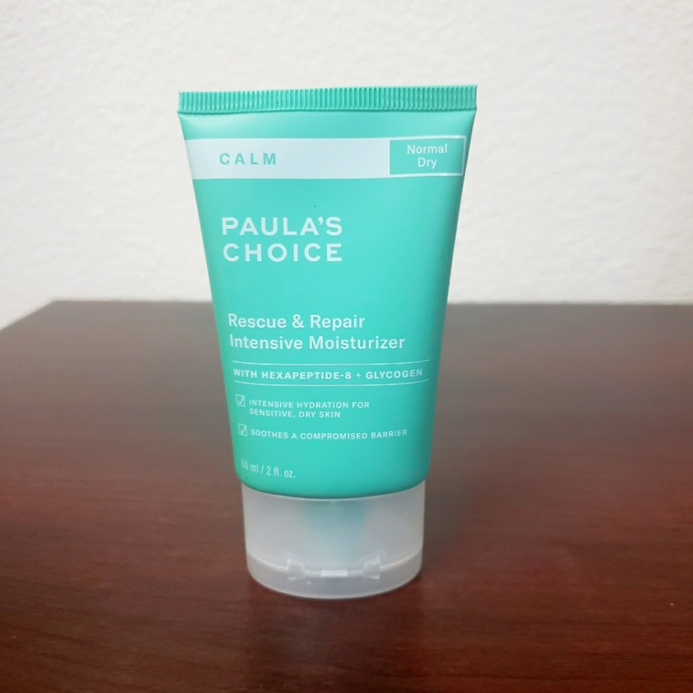 Paulas choice rescue &  repair intensive moisturizer.  Normal /Dry  - used 1x
